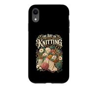 Carcasa para iPhone XR Art of Knitting Fibra tejedora Divertida tejiendo