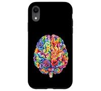 Carcasa para iPhone XR Arte Abstracto de anatomía Cerebral Floral