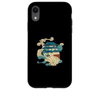 Carcasa para iPhone XR Arte Asiático Tradicional Edificio Japonés Océano Ola