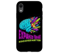 Carcasa para iPhone XR Arte de Hongos cristalinos Coloridos del Cerebro anatómico Surrealista