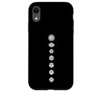 Carcasa para iPhone XR Arte Energético Chakra Blanco Geometría Sagrada Meditación Sanación