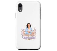 Carcasa para iPhone XR Arte Floral de Fuerza de Mujer irrompible empoderada