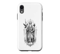 Carcasa para iPhone XR Arte mitológico de Las runas del Cuervo nórdico de Odin, Todos los Padres