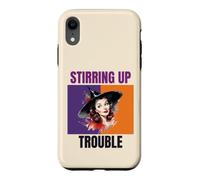 Carcasa para iPhone XR Arte Pinup Vintage de Brujas de Stirring Up Trouble