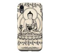 Carcasa para iPhone XR Arte Vintage de Buda Serene para Meditación y Mindfulness