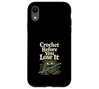 Carcasa para iPhone XR Artesanía de Humor Negro a Ganchillo para Hacer Frente a la energía sarcástica del Hilo