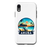 Carcasa para iPhone XR Aruba Eagle Beach Tropical Sunset Viajes Diseño