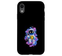 Carcasa para iPhone XR Astronauta 3D Lindo Bitcoin Dibujo