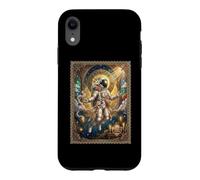 Carcasa para iPhone XR Astronauta Coqueta Católica Sagrada Vintage Kitsch Flroral