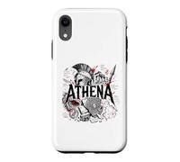 Carcasa para iPhone XR Atenea Diosa Guerrera Griega Antigua Búho Esparta