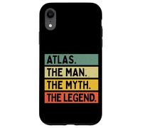 Carcasa para iPhone XR Atlas The Man The Myth The Legend - Divertida Cita Personalizada