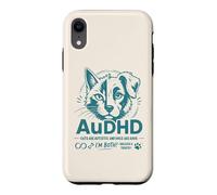 Carcasa para iPhone XR AuDHD Autismo Y TDAH Perro Gato Ambos