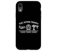 Carcasa para iPhone XR Autismo Trinity Planes Trenes Grúas Conciencia Autista