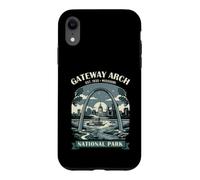 Carcasa para iPhone XR Aventura en el Parque Nacional Gateway Arch St Louis Missouri