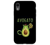 Carcasa para iPhone XR Avogato Cinco De Mayo Regalo Cinco De Meow Avogato Cat Aguacate