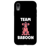 Carcasa para iPhone XR Baboons Animals Funny Little Baby Monkey Team Baboon