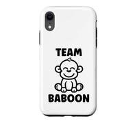 Carcasa para iPhone XR Baboons Animals Funny Little Baby Monkey Team Baboon