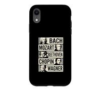 Carcasa para iPhone XR Bach Mozart Beethoven Chopin Wagner Iconos Clásicos