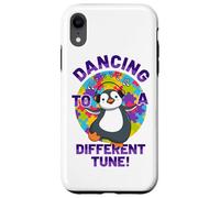 Carcasa para iPhone XR Bailando a una melodía Diferente Pingüino Conciencia Autismo