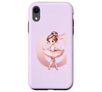 Carcasa para iPhone XR Bailarina Girl Dancing Name First Letter C Girly Tutu Ballet