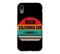 Carcasa para iPhone XR Baja California Sur México Retro Vintage Baja California Sur