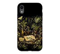 Carcasa para iPhone XR Banco botánico para macetas de Invernadero Vintage, diseño de Naturaleza