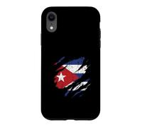 Carcasa para iPhone XR Bandera Cubana Diseño Rasgado Patriotismo