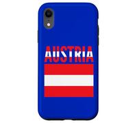 Carcasa para iPhone XR Bandera de Austria Colores Orgullo Nacional Patriótico