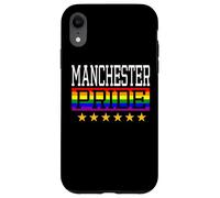 Carcasa para iPhone XR Bandera del Arco Iris LGBT de Manchester Pride Gay Lesbianas Queer
