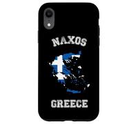 Carcasa para iPhone XR Bandera Envejecida de Grecia Orgullo de Naxos