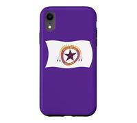 Carcasa para iPhone XR Bandera Ondulada de la Tribu Wampanoag Squanto India nativa Americana