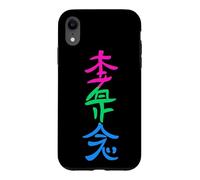 Carcasa para iPhone XR Bandera polisexual Hon Sha Ze SHO NEN Reiki Símbolo Yoga