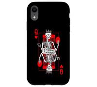 Carcasa para iPhone XR Bangin' Chains Disco Golf gótico Reina De Corazones Skull Card