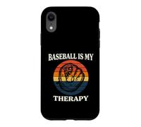 Carcasa para iPhone XR Baseball Is My Therapy Vintage Retro Glove Player