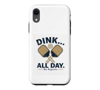 Carcasa para iPhone XR Bebe Todo el día sin arrepentimientos, Divertido Pickleball