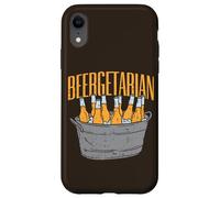 Carcasa para iPhone XR Beber Party Beergetarin Pun Drink Brew Alcohol Craft-Beer