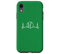 Carcasa para iPhone XR Béisbol Heartbeat Love Sports Fan