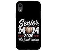 Carcasa para iPhone XR Béisbol Senior Mamá 2026 Final Inning Orgullosa Mamá Madre Madre