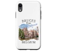 Carcasa para iPhone XR Bélgica Patrimonio Iconic Brujas Canal Arquitectura Medieval