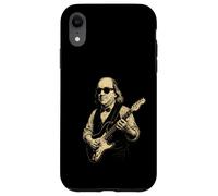 Carcasa para iPhone XR Ben Franklin Tocando la Guitarra Divertido 4 de Julio Retro Vintage