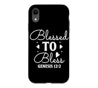 Carcasa para iPhone XR Bendecido para Bendecir - Génesis 12:2 Arte Motivacional
