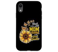Carcasa para iPhone XR Bendecidos de ser llamados Mamá y Abuela Sunflower Día de la Madre