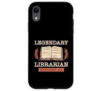 Carcasa para iPhone XR Bibliotecario Legendario Establecido 1991 Libro Biblioteca Cumpleaños
