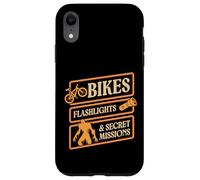 Carcasa para iPhone XR Bicicletas, linternas y misiones secretas