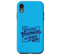 Carcasa para iPhone XR Bienaventuranzas. versículo de la Biblia, Cita Positiva