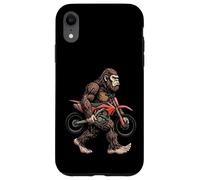 Carcasa para iPhone XR Bigfoot - Bicicleta de Motocross, Divertido Jinete de Sasquatch