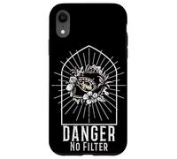 Carcasa para iPhone XR Biker Mom Danger Sin Filtro