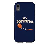 Carcasa para iPhone XR Biología Ciencia Humor Mi potencial Broma reproductiva