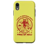 Carcasa para iPhone XR Birthday in Hell Sarcastic Retro Funny Adult Humor