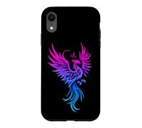 Carcasa para iPhone XR Bisexual Phoenix Bird Bi Pride Flag Rising from Ashes